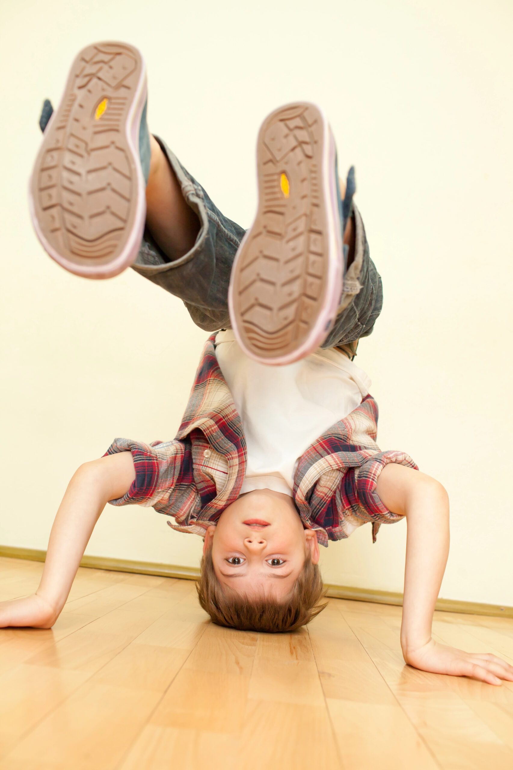 upside down